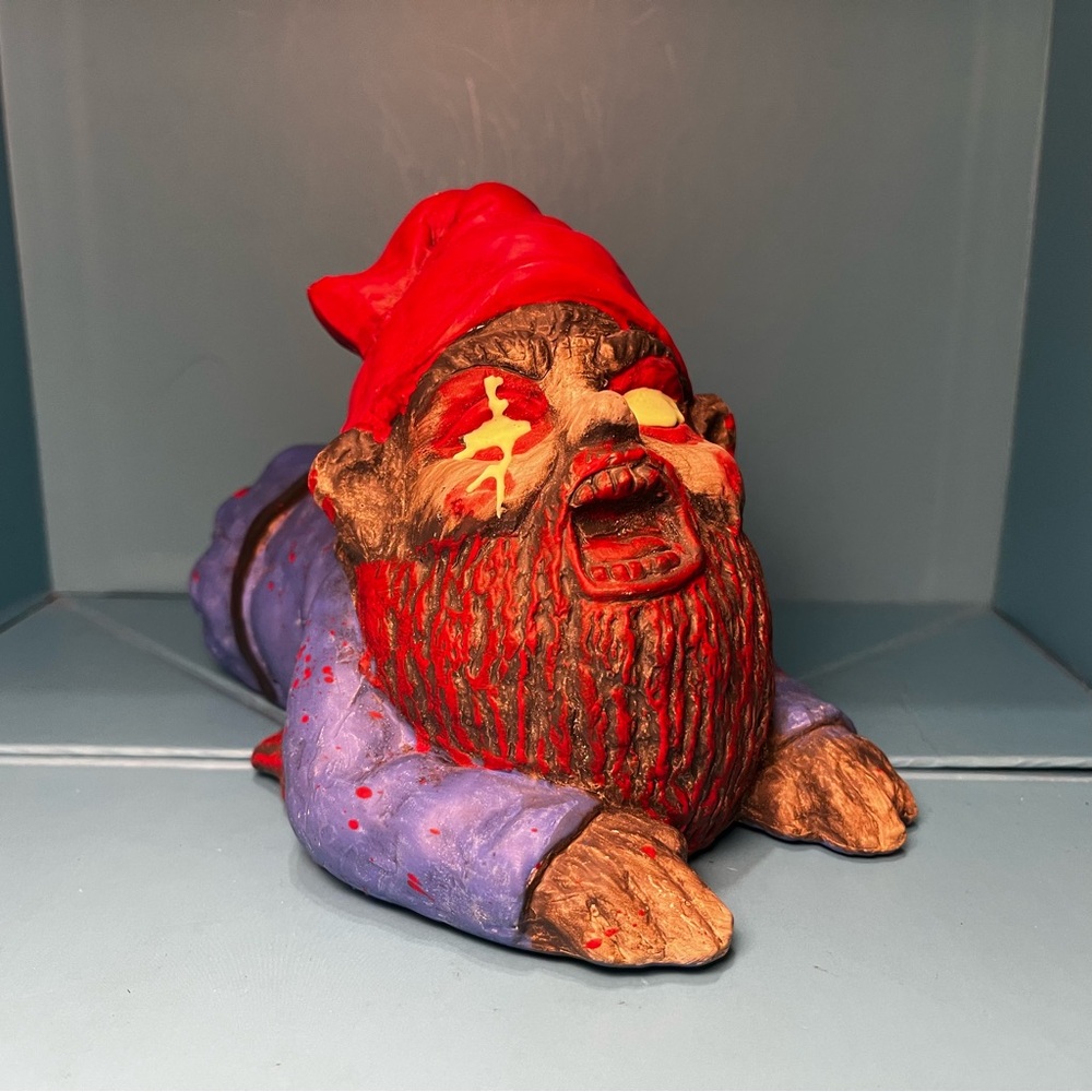 ThumbsUp! Zombie Gnome Crawler with GITD Eyes
